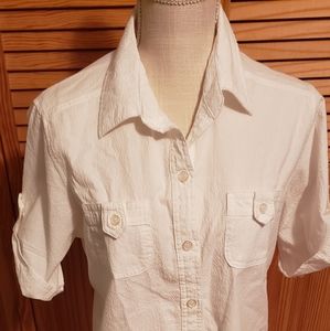 White stag blouse
